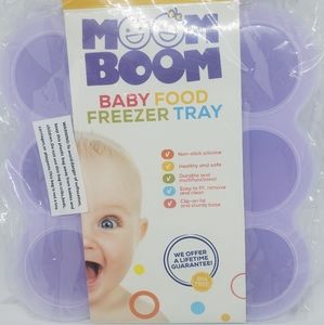 Bpa free Silicone Baby Food Freezer Tray Lid Perfect Storage Container new.Hea